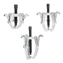 JRSDRIVE 3 Peice 3 Jaw Gear Puller Set CRV Bearings Pulleys Flyweel Removal Tool