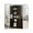 Black Ash with 1 slot, variant on 70in Tall Freestanding Kitchen Pantry Cabinet with 4 Doors & Adjustable Shelves, Large Utility Hutch Cupboard Storage for Dining Bathroom Living Room, New Gray