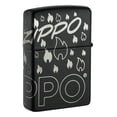 thumbnail image 2 of Zippo 48908 Flame Sleek Matte Black Refillable Windproof Lighter, 2 of 6