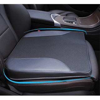 Stalwart Car Seat Cushion - 1.2 in.-Thick Memory Foam Seat Pad with Plastic  Anchors and Non-Slip Bottom (Black) 75-CAR2005 - The Home Depot