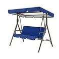 thumbnail image 3 of Cubierta para silla de columpio para jardín al aire libre, patio, asiento para silla de columpio y cubierta superior, toldo para sombrilla, azul Methold  HA005105-19, 3 of 6