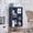 Dark Blue-5 Cube with Legs, variant on 10 Cube Bookshelf  3 Tier Vintage 55" Wide Bookcase With Mid-century Wood Bookshelves Storage Dark Blue Large Book Case Freestanding Organizer Display Shelf For Living Room Office