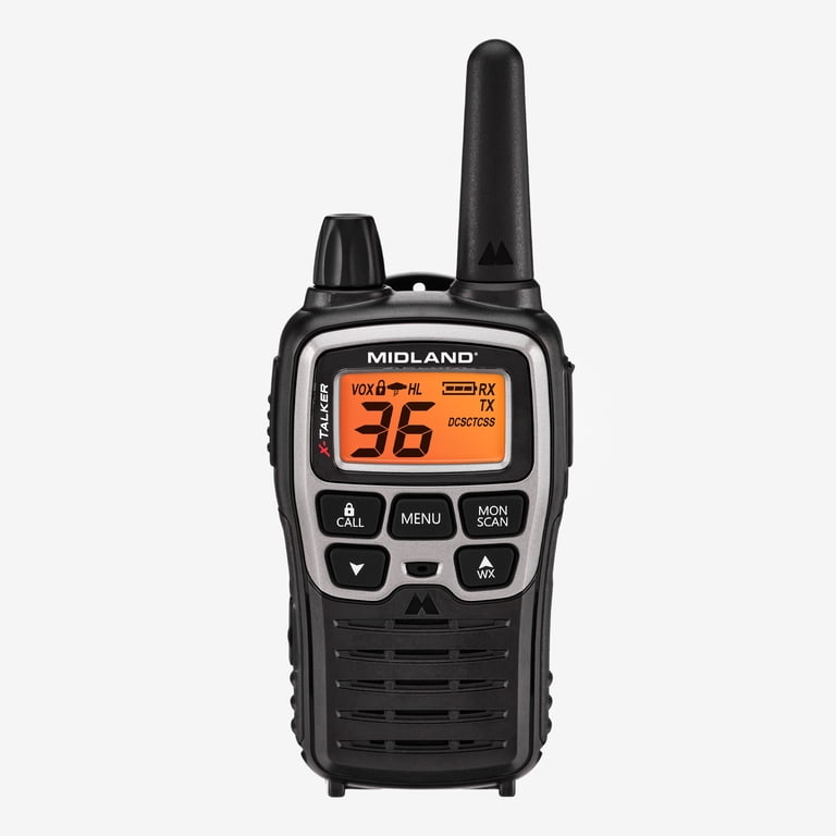 Midland, Two-Way Radio, T71VP3, 38-mile Range Black - Walmart.com