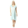 thumbnail image 1 of Casual Nights Women's Cap Sleeve Rose Satin Nightgown, 1 of 3