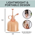 thumbnail image 5 of Watering Can Indoor Plants - Copper Plant Mister - Stylish and Rust Resistant Watering Cans for Healthy Hydration - Prevents Overwatering, 5 of 6