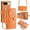 Orange, variant on Allytechgroup for Google Pixel 10 Pro XL Wallet Case, Large Space Cards Slots Zipper Pocket Shoulder Strap Stand Shockproof Wallet Phone Case Full Body Cover for Google Pixel 10 Pro XL, Orange