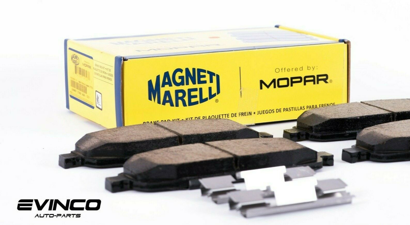 New OEM Mopar 2AMV3868-AA Magneti Marelli Front Brake Pad Set Fast Free Shipping 