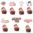 thumbnail image 2 of Coofit Valentine's Day Cupcake Topper: 7PCS Decorative Cake Pick Cake Decoration Stick, 2 of 5