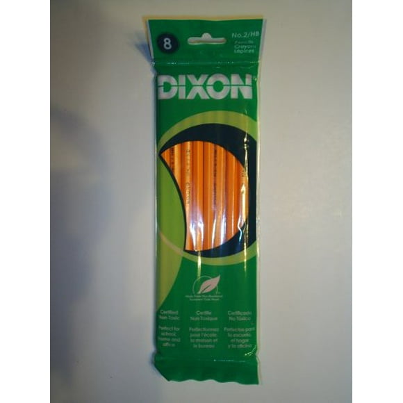 Dixon Crayons N°2/hb 8pc/pK
