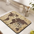thumbnail image 3 of Coffee Bar Mat Accessories for Countertop Super Absorbent Anti-Slip Silicone Flower Dish Drying Mats for Kitchen Counter Draining Pad Decor Gift Fit Coffee Maker Coffee Pot Espresso Machine 24inx18in, 3 of 6