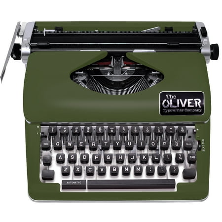 The Oliver Typewriter Company Legacy Prestige Manual Typewriter, Olive