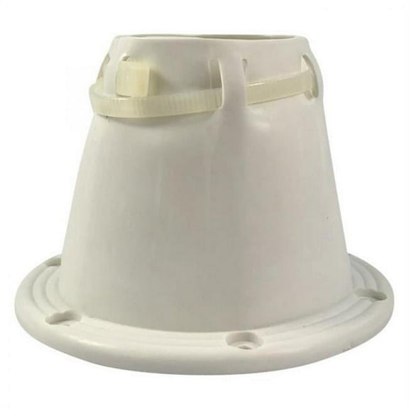 T-H Marine Supplies CB-1FW-DP 3 in. Cable Boot, Fish White - Pack of 12