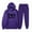 Purple, variant on Women Sweatsuits 2pcs Sets Clearance Oversized Breathable Sweatsuits for Women Soft Lightweight Comfortable Women's 2 Piece Outfits Clearance Women