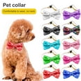 thumbnail image 2 of Festival Pet Neck Bow Collar with Bell Sequins Decor Adjustable Pet Dogs Cats Bow-Knot Collar - Ideal for Adding Style, 2 of 8