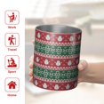 thumbnail image 5 of 12oz Coffee Tumblers Red and Green Christmas Snowman Pattern Stainless Steel Vacuum Insulated Travel Tumbler Coffee Cups Mug with Lid and Straw with Cleaning Brush for Cold & Hot Drinks, 5 of 5