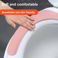 thumbnail image 2 of Heating Toilet Seat under $5! Yannianjz Intelligent Constant Temperature Heating Toilet Seat Pad, USB Powered Warm Bidet Cover for Winter, Household Adhesive Toilet Mat for Bathroom Comfort, 2 of 8
