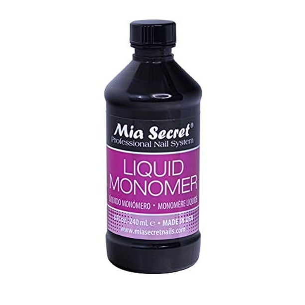 1 MIA SECRET 8 oz 240ml LIQUID MONOMER PROFESSIONAL ACRYLIC NAIL SYSTEM