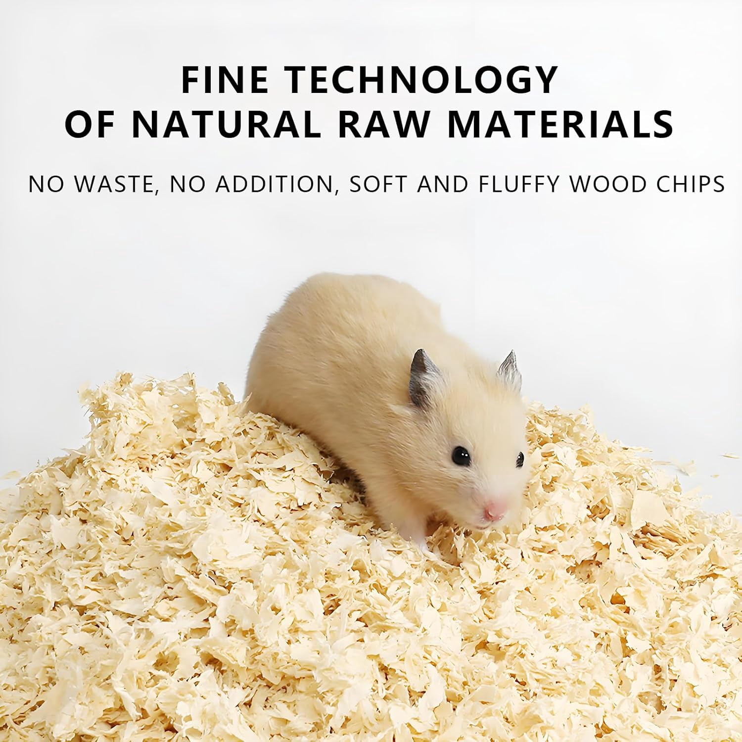 2 LB Hamster Bedding, Sawdust, Wood Shavings, Pine Shavings, Guinea Pig Bedding, Rabbit Bedding, Rat Bedding, Small Animal Bedding, Pet Bedding, Wood Chips for Pets (2 lb)