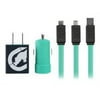 Ecko Unltd POWER - 4 Piece Kit - Power adapter kit - (AC power adapter, car power adapter, USB cable) - green