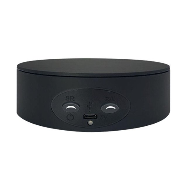 Rotation Silencieuse et Forte Capacité de Charge Support de Plateau Tournant Électrique 13cm
