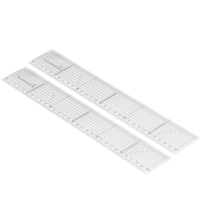 Ecoyyzn Sewing Ruler,Small Ruler,2pcs Quilting Rulers Durable