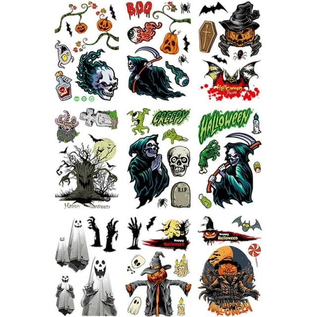 Halloween Bloodstain Glass Wall Background Wall Living Room And Bedroom Decorative Wall Stickers on for Walls Flowers Decorations for Classroom Wall Decorations Pretty Wall Decorations Sticker Wall