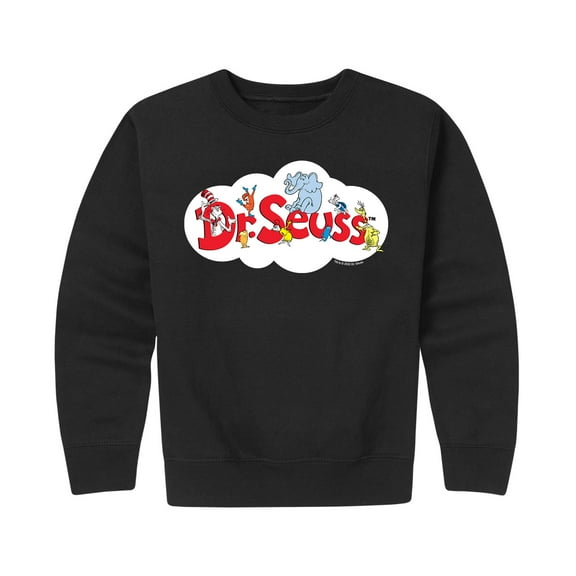 Dr. Seuss - Cloud Logo - Toddler And Youth Crewneck Fleece Sweatshirt