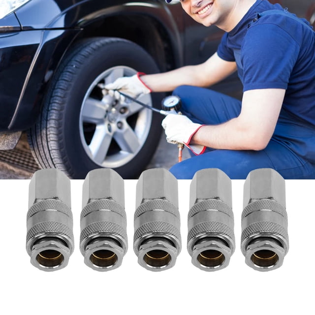 Acoplador de aire de conexión rápida acoplador de herramienta de aire duradero de 5 piezas 1/4 de pulgada NPT para automóvil ANGGREK Otros