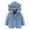Blue, variant on Baby Boys Girls Fleece Jacket Winter Warm Zip Up Outwear Infant Hooded Coat with Ear