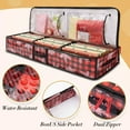 thumbnail image 5 of Blue Stone Christmas Storage Rack Spacious Under Bed Holiday Wrapping Paper Container Perfect For Wrapping Ribbons Bows Wrapping Etc, 5 of 6