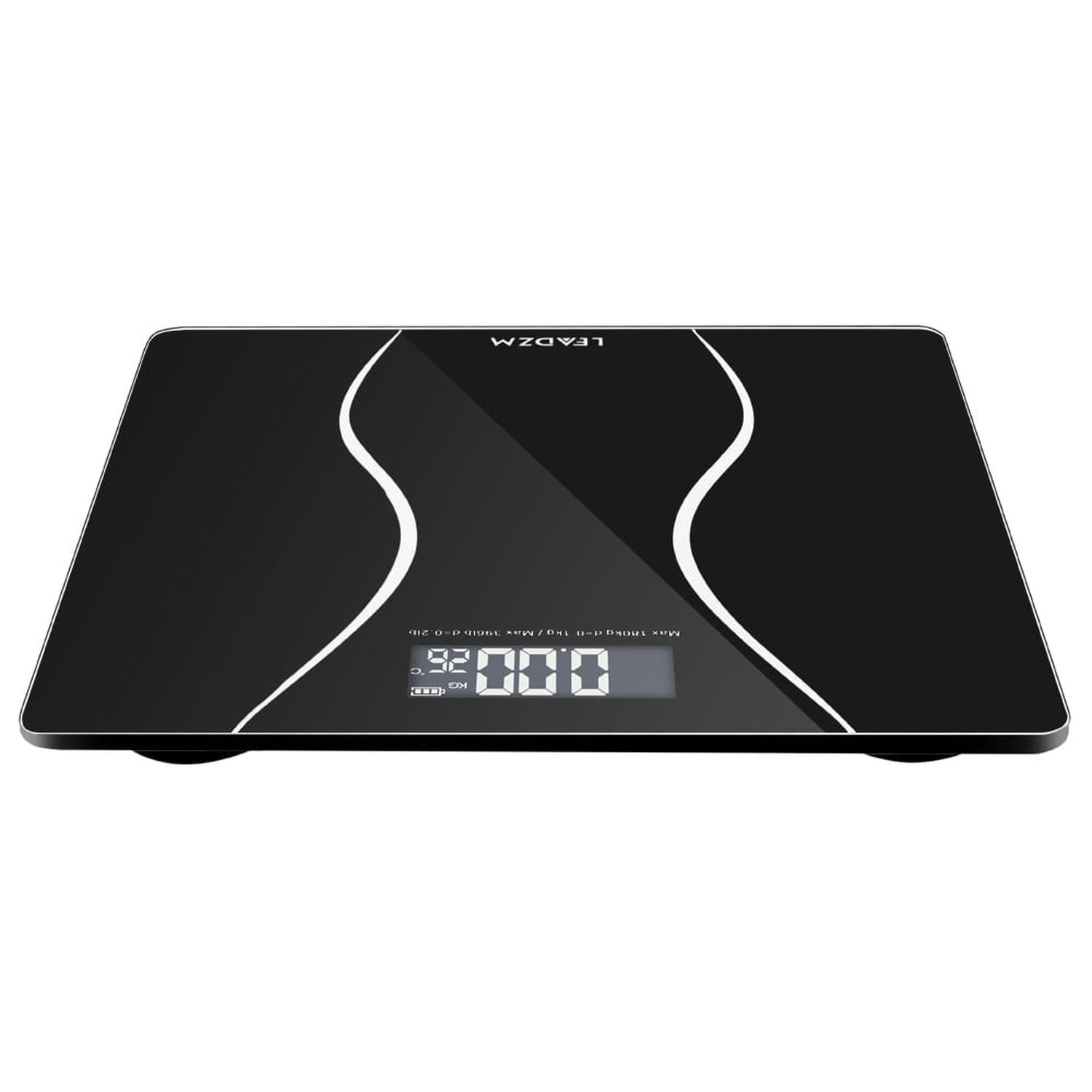 180Kg Slim Waist Pattern Personal Scale, Black