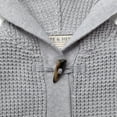 thumbnail image 2 of Hope & Henry Boys' Waffle Stitch Hooded Sweater, 2 of 3