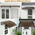 thumbnail image 6 of Gymax 48'' x 40'' Patio Awning Canopy Outdoor Window Door Overhang Rain Snow Protection, 6 of 9