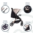 thumbnail image 3 of Carriola Bebesit City Reversible Beige 2 en 1 Reclinable Compacto Cinturón 5 Puntos Desde Nacimiento, 3 of 8