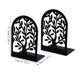 thumbnail image 3 of Soportes de metal para libros en estantes, tope decorativo en forma de árbol para libros pesados, negro, paquete de 2, 3 of 6