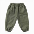 thumbnail image 6 of Gibobby Boys Pants Toddler Boy Pants Joggers Sweatpants For 12 18Months 2T 3T 4T 5T Kids Boys Soft Casual Cargo Pants With Drawstring Boys School Pants Toddler Sweatpants(3-4 Years,Green), 6 of 6
