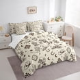 thumbnail image 3 of Manfei Tribal Western Bedding Sets King Size, Cowboy Cowgirl Bed in a Bag King size, Aztec Hippie Reversible Comforter Sets with Sheets, Microfiber Bedroom Decor, 7 Pieces, 3 of 6