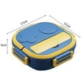 thumbnail image 3 of 3 Grids Stainless Steel Bento Lunch Box Thickened Food-grade Buckle Design Bento Box for Office Outdoor Camping, 3 of 3