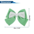 thumbnail image 4 of Accesorios para Casco de Motocicleta Decoración Lazo Colorblock para Cascos de Motocicleta Bicicleta Esquí Verde Blanco Etiqueta 1 Juego, 4 of 6