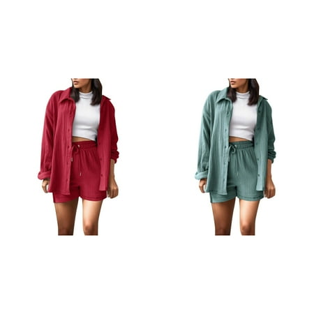 Rinsvye 2 Pcs Set Womens Shorts Tech Swimsuit Women Set Long Sleeve Shirt Tech Suit Swimming Women Suit Shorts Two Piece Strapless Bathing Suits Set Basic Shirt Top and Shorts Set