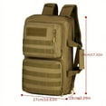 thumbnail image 2 of Men Tactical Military Nylon Backpack Zipper Rucksack Laptop Travel Shoulder Notebook Schoolbags, 2 of 5