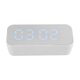 thumbnail image 4 of Altavoz Bluetooth con despertador, altavoz inalámbrico portátil multifuncional de alto volumen para exteriores y hogar, color blanco, 4 of 15