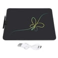 thumbnail image 1 of Tablette d'écriture LCD 20 pouces, bloc-notes LCD, planche à dessin rechargeable avec stylet, pour l'éducation préscolaire à domicile, noir, 1 of 4