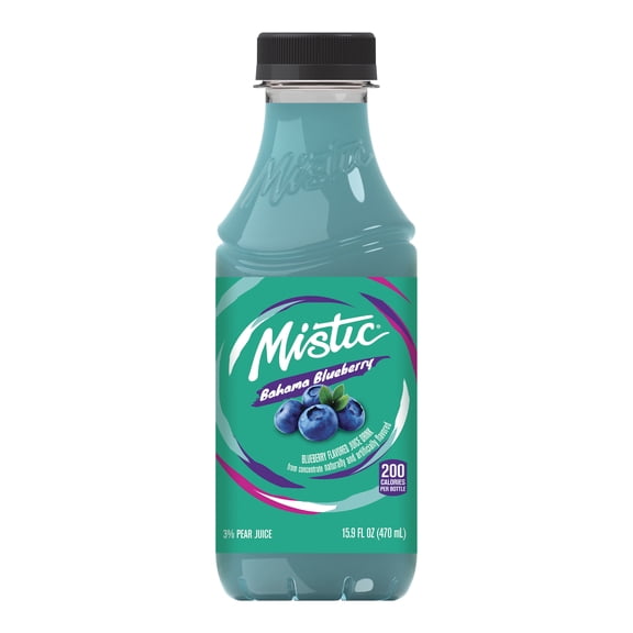 Mistic Bahama Blueberry Juice, 15.9 oz Bottle, Shelf Stable