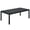 Black Dining Table, variant on STOOG Patio Dining Table for 6 Person with Umbrella Hole, 63" All-Weather Outdoor Dining Table for Garden, Backyard, Poolside, Blue