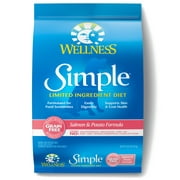 Wellness Simple Natural Grain Free Limited Ingredient Dry Dog Food, Salmon and Potato Recipe, 10.5-Pound Bag