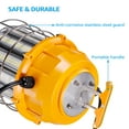 thumbnail image 6 of 2 Pack 100W LED Construction Hanging Work Light Temporary Jobsite Light Portable, 6 of 6