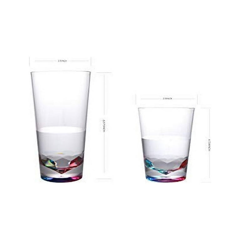 Mosaic 18oz Rainbow Acrylic Tumbler Drinking Glasses I Set of 6 – Merritt  Designs