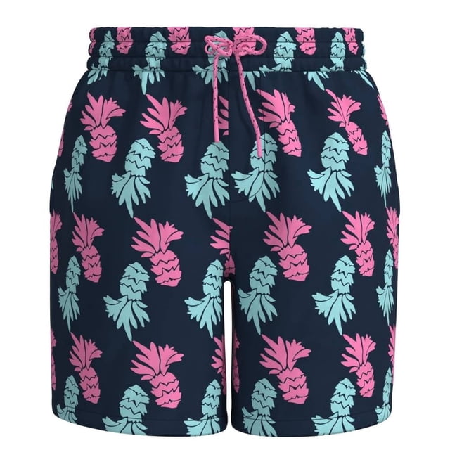 Traje de Baño OP Para Hombre Estampado Piñas Marino T M