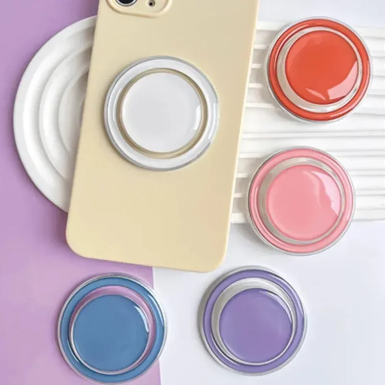 Magnetic Folding Mobile Phone Grip Holder Socket Pocket Support